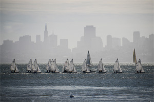 Sails of San Francisco by Lou Ryen