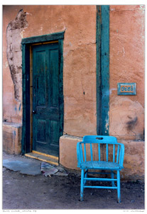Blue Chair at Santa Fe by Harriet Sutherland