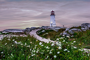 Peggy's Point Lighthouse by Patty Ulrich Singer