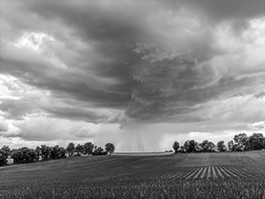 Storm Over Groveland Hill by John Solberg