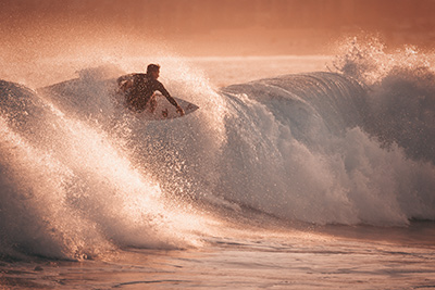 Sunset Surfer by Garrett D. Fischer