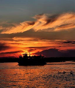 Sunset Cruise by Debbie Haskins